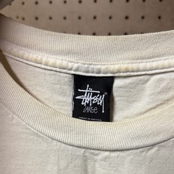 Stüssy Cream Long Sleeve with 1980 Graphic - Picture 4 of 4